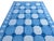 Sky Blue Handmade Cotton Area Rug Vegetable Dyed Sky Blue and White Vista Rug-8'x10' For Sale - Image 8 of 11