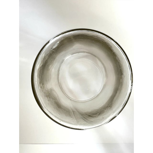 Transparent Vintage Gentleman’s Top Hat Vase For Sale - Image 8 of 11