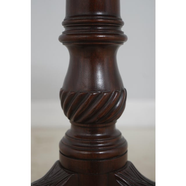 Brown Baker Stately Homes Mahogany Tilt Top Table For Sale - Image 8 of 17