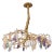 Modern Pegaso Gallery Design “Tree of Life” Chandelier With Semi-Precious Stone Fruits For Sale