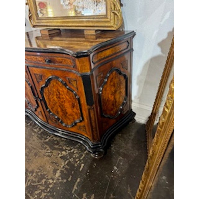 19th Century 19th Century Italian Burl Walnut Buffet For Sale - Image 5 of 10