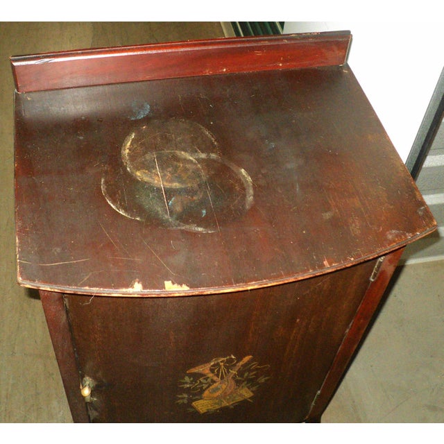 Antique Victorian Music Cabinet For Sale - Image 4 of 9