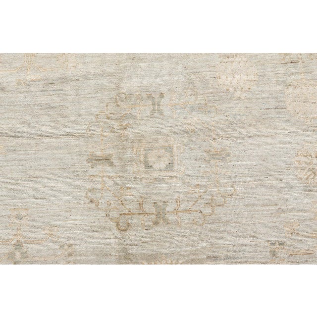 Early 21st Century Contemporary Samarkand Style Botanic Handmade Wool Rug by Doris Leslie Blau For Sale - Image 5 of 10