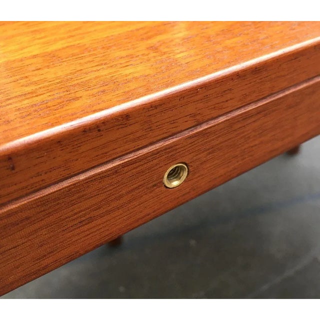 Scandinavian Mid-Century Teak Dining Table For Sale - Image 14 of 18