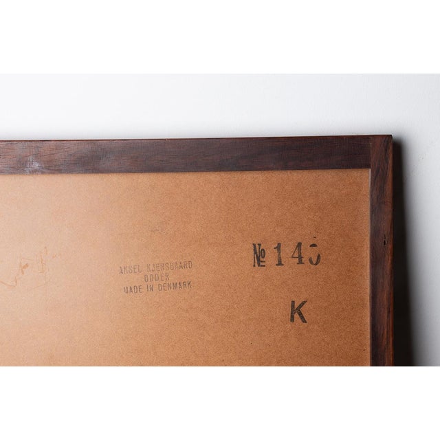 Large Danish Rosewood Mirror by Aksel Kjesgaard for Odder, 1960s For Sale - Image 10 of 13