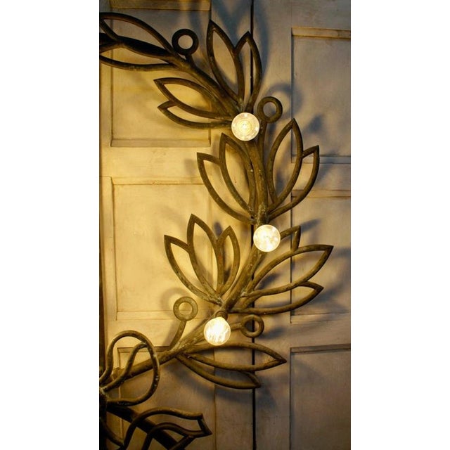 Antique Copper Element Wall Light, 1900 For Sale - Image 6 of 12