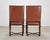Pair of Louis XIII Baroque Style Mahogany Leather Armchairs For Sale - Image 18 of 18