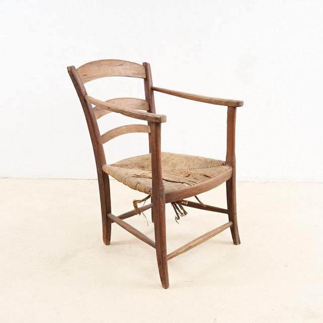 Wood Vintage High Chair, 1940s For Sale - Image 7 of 7