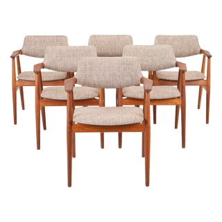 Vintage GM11 Dining Chairs from Glostrup Møbelfabrik, 1960s, Set of 6 For Sale