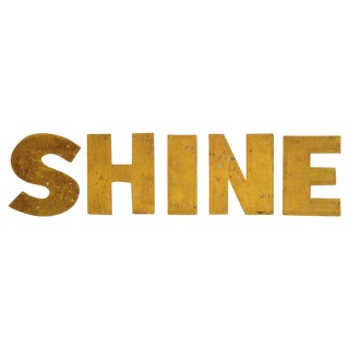 "Shine" Letters For Sale