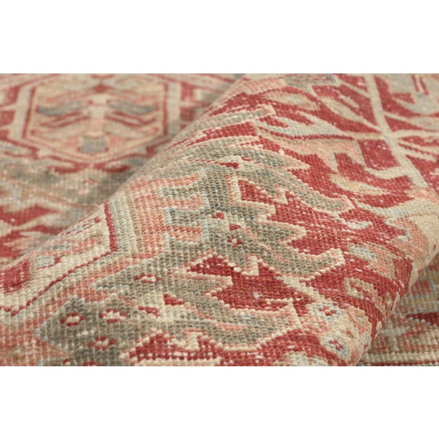 Antique Persian Heriz Rug, 09'04 X 13'00 For Sale In Dallas - Image 6 of 10