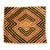 Traditional vintage Kuba grass textile handmade from the indigenous people of the Congo. Bold geometric patterns created...