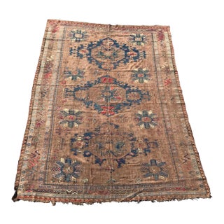 1900s Azerbaijan Soumac Rug-6′10″ × 9′10″ For Sale