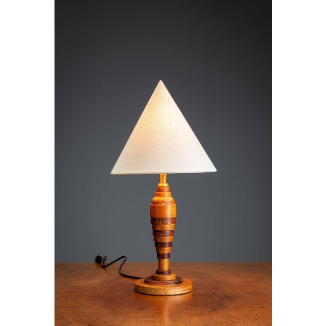 Art Deco Table Lamp, 1940s, in Very Good conditions. I have official proof of authenticity such as vintage catalogs,...