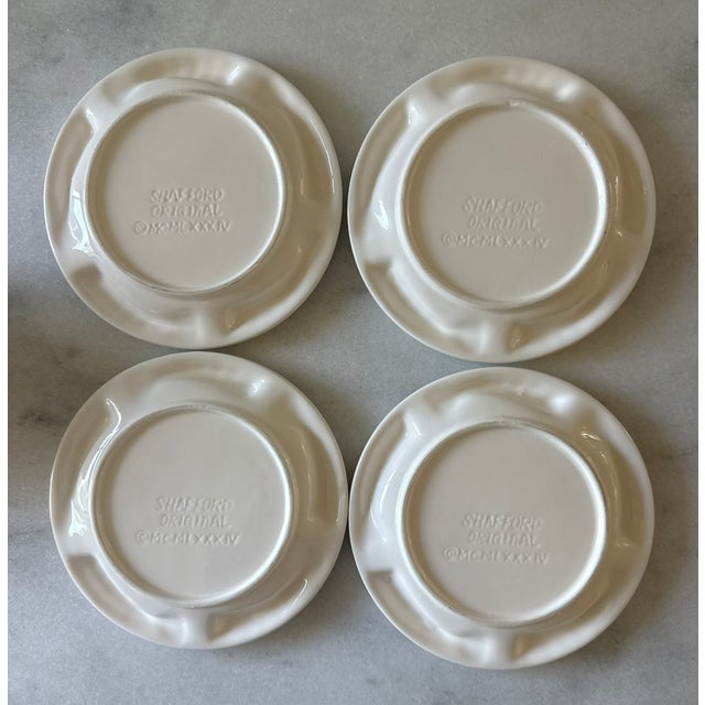 Set of 4 Vintage Coastal Shafford "Sea Fare" Shrimp Tail Bowls, Small Plates and Forks For Sale - Image 14 of 18