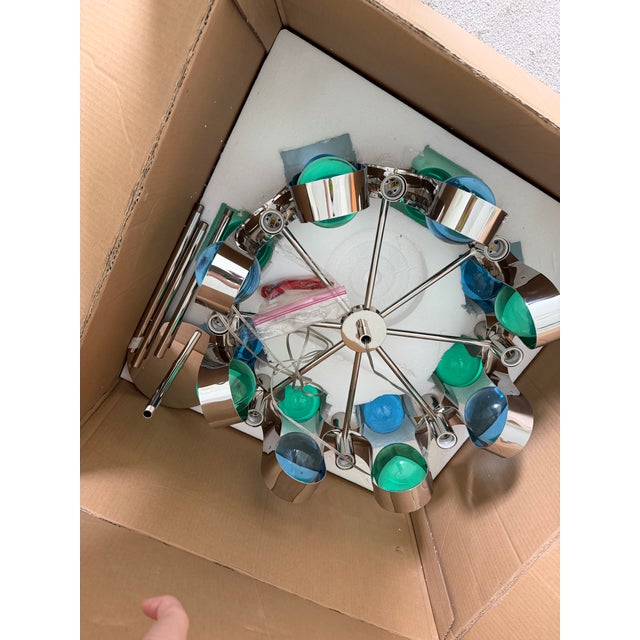 Modern Jonathan Adler Globo Chandelier For Sale - Image 3 of 8