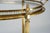 Small Mid-Century Modern Italian Brass Bar Cart with Removable Tray, 1950s For Sale - Image 15 of 16