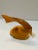 Amber Vintage 1980s Baltic Amber Fish Figurine Egg Yolk Color Gold Accents For Sale - Image 8 of 11