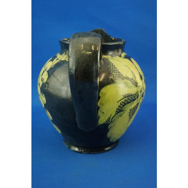 20th Century Majolica Ceramic Jug from Squarciarelli - Tidei Brothers, Italy, 1920s For Sale - Image 4 of 18