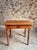 Brown Antique French Walnut Writing Table with Drawer, 1900s For Sale - Image 8 of 16