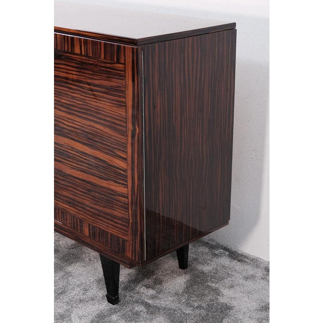 Large Mid-Century Sideboard in Makassar, 1940s For Sale - Image 11 of 12