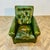 19th Century English Green Leather Club Chair For Sale - Image 5 of 18