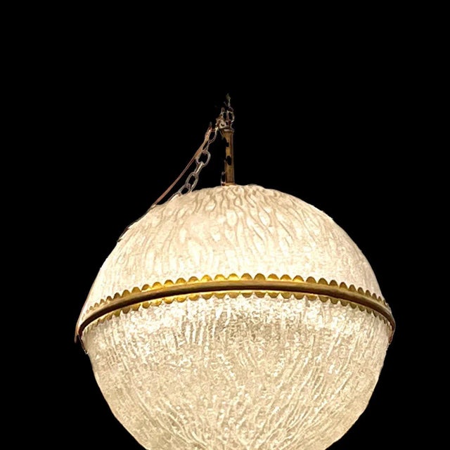 Barovier & Toso 1960s Large Murano Glass Chandelier by Barovier and Toso For Sale - Image 4 of 9