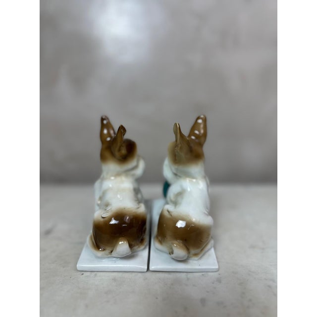 Ceramic Art Deco Bookends, 1930, Set of 2 For Sale - Image 7 of 11