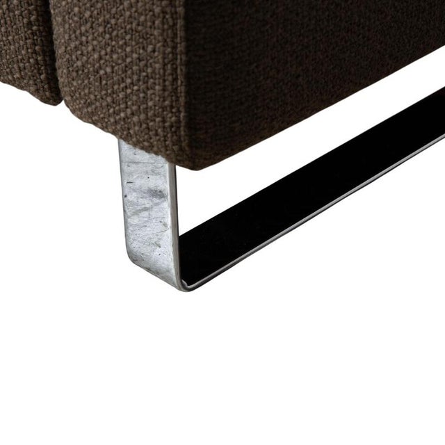 Mud Brown Fabric Conseta Two-Seater Sofa from Cor For Sale - Image 9 of 16