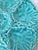 Ceramic Mid-Century French Gien Turquoise Aqua Blue-Green Glazed Oyster Plate For Sale - Image 7 of 7