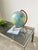 Green Luminous Terrestrial Globe Tarride attributed to Adrien Audoux & Frida Minet, 1950s For Sale - Image 8 of 18