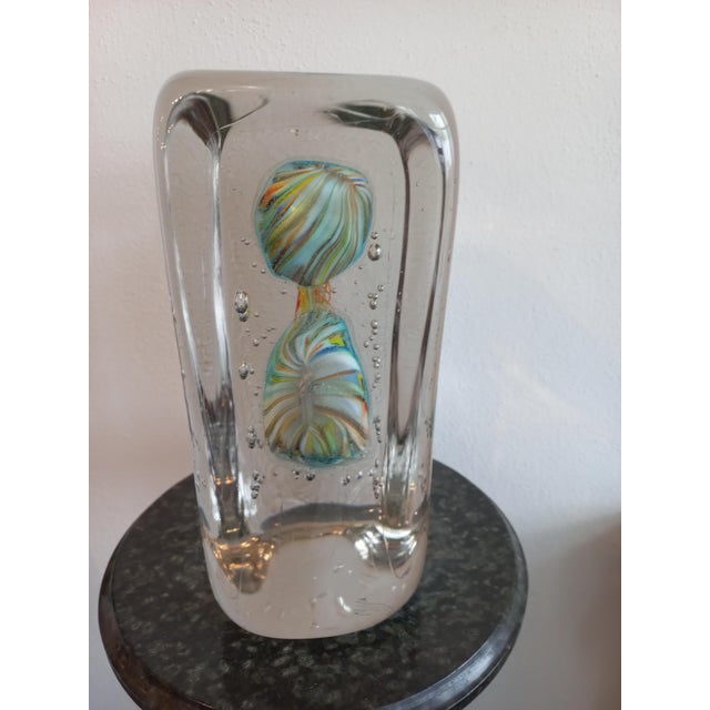 Glass Aquarium Sculpture, 1980s For Sale - Image 4 of 7