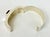 Mid-Century Modern Finnish Sterling Silver and Tiger Eye Bangle Bracelet by Raimo Keskinen for Lahti, 1970s For Sale - Image 7 of 11