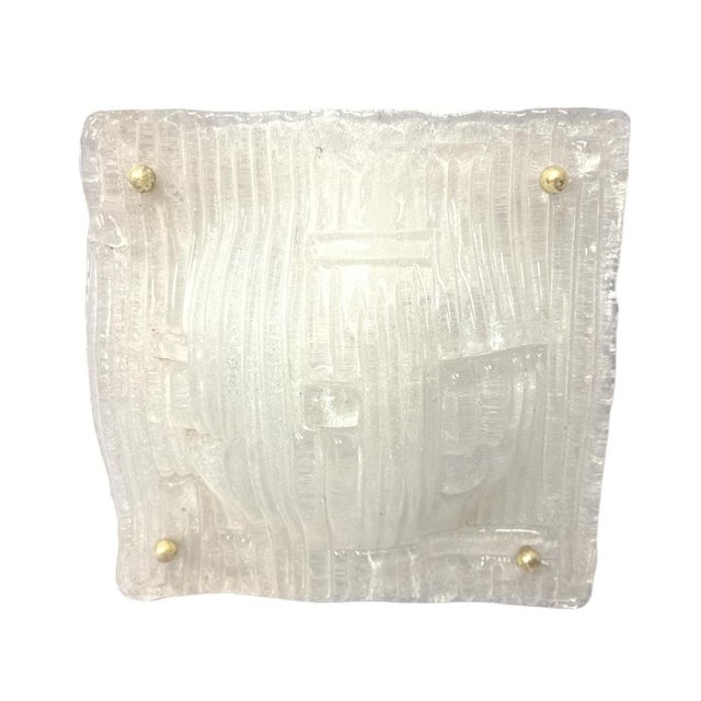 Wall Light in Murano Glass from Mazzega For Sale - Image 4 of 7