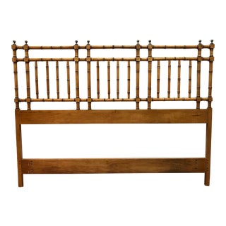 1960s Bamboo Queen/Full Size Headboard For Sale