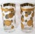 1960s Vintage Fred Press Gold Drinking Glasses Set of 6 Hollywood Regency Retro For Sale - Image 10 of 13