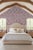 Pink Tassel Trellis Grasscloth Wallpaper by House Party | Patina Pink | 8 Yards For Sale - Image 8 of 9