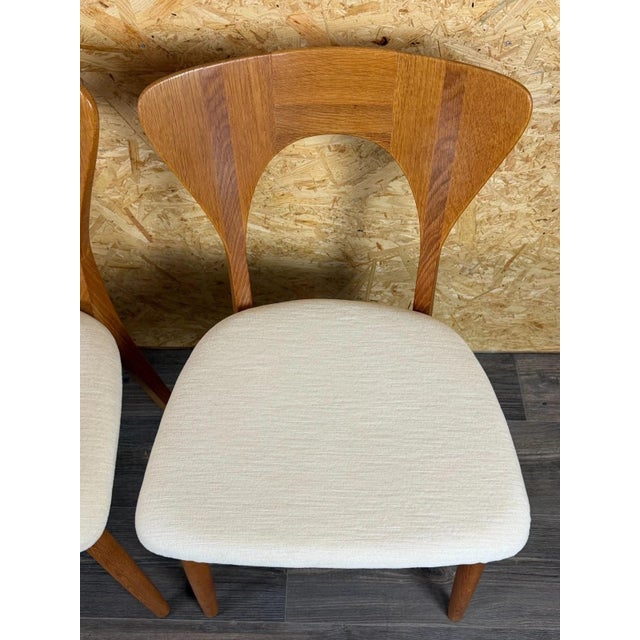 Oak Model Peter Dining Chairs by Koefoeds Hornslet, 1960s, Set of 4 For Sale - Image 9 of 18