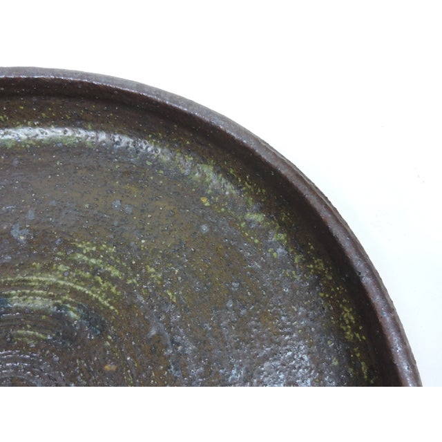 Ceramic 1960s Raija Tuumi Large Ceramic Platter for Arabia Finland For Sale - Image 7 of 12