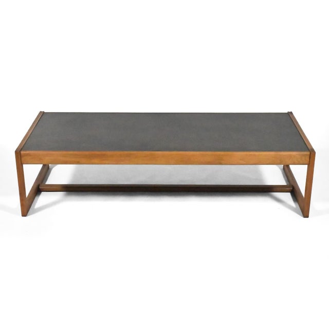 Mid-Century Modern Folke Ohlsson Coffee Table with Bronze Top by DUX For Sale - Image 3 of 11
