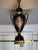 Vintage Remington Urn Table Lamp With Hunting Scene and Guilt Handles For Sale - Image 6 of 11