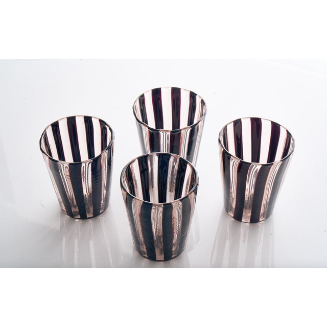 2000 - 2009 Italian Crystal Glasses from Mariana Iskra, 2004, Set of 4 For Sale - Image 5 of 5