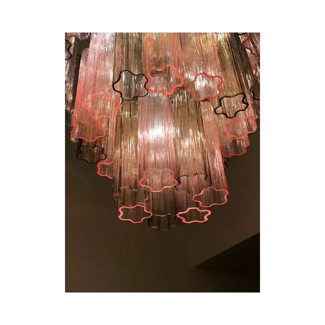 Contemporary Italian Murano Glass Sputnik Chandeliers by Simoeng, Set of 2 For Sale - Image 3 of 13