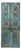 Antique Indian Painted Teakwood Door For Sale