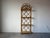 1970s Vintage Coastal Arched Top Rattan Étagère With Wood Shelves For Sale - Image 5 of 13