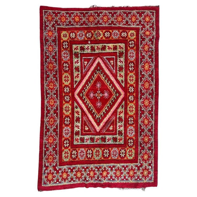 Antique Moroccan Tribal Rug, 1890s For Sale - Image 18 of 18