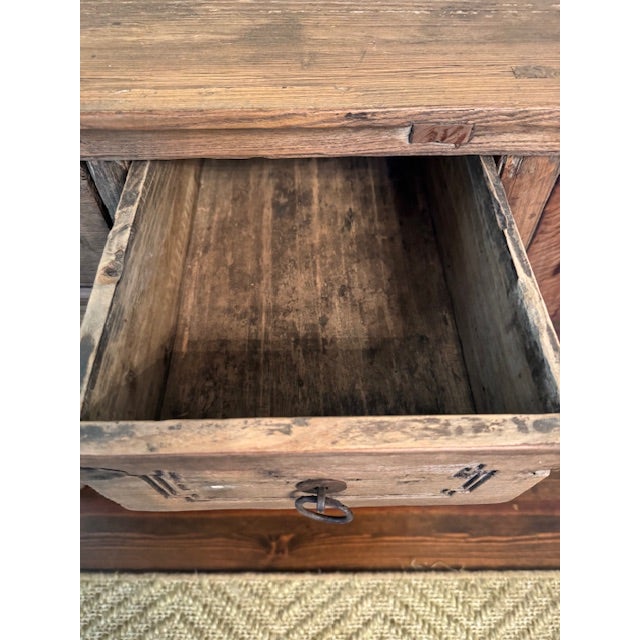 Mid 19th Century Asian Elm Console Table, Shanxi For Sale - Image 9 of 11