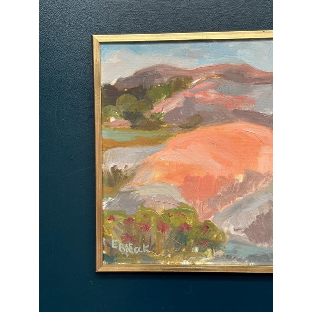 E. Björck, Serene Landscape, 1988, Oil Painting on Canvas, Framed For Sale - Image 10 of 15