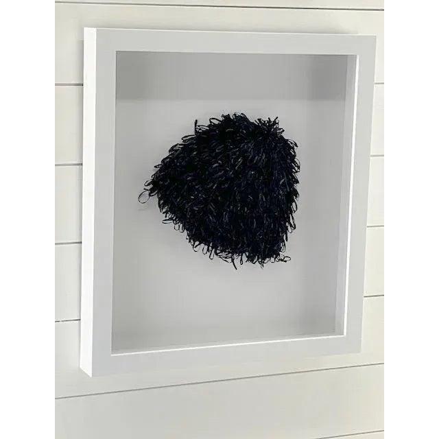 Vintage Black Shag Swim Cap For Sale - Image 4 of 6