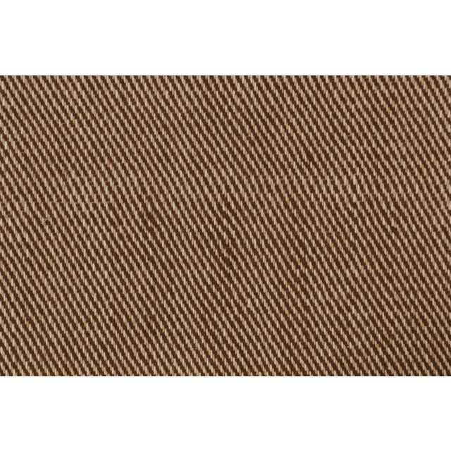 Rug & Kilim Rug & Kilim’s Modern Textural Extra-Long Runner Rug in Beige-Brown & Cream Tones For Sale - Image 4 of 8